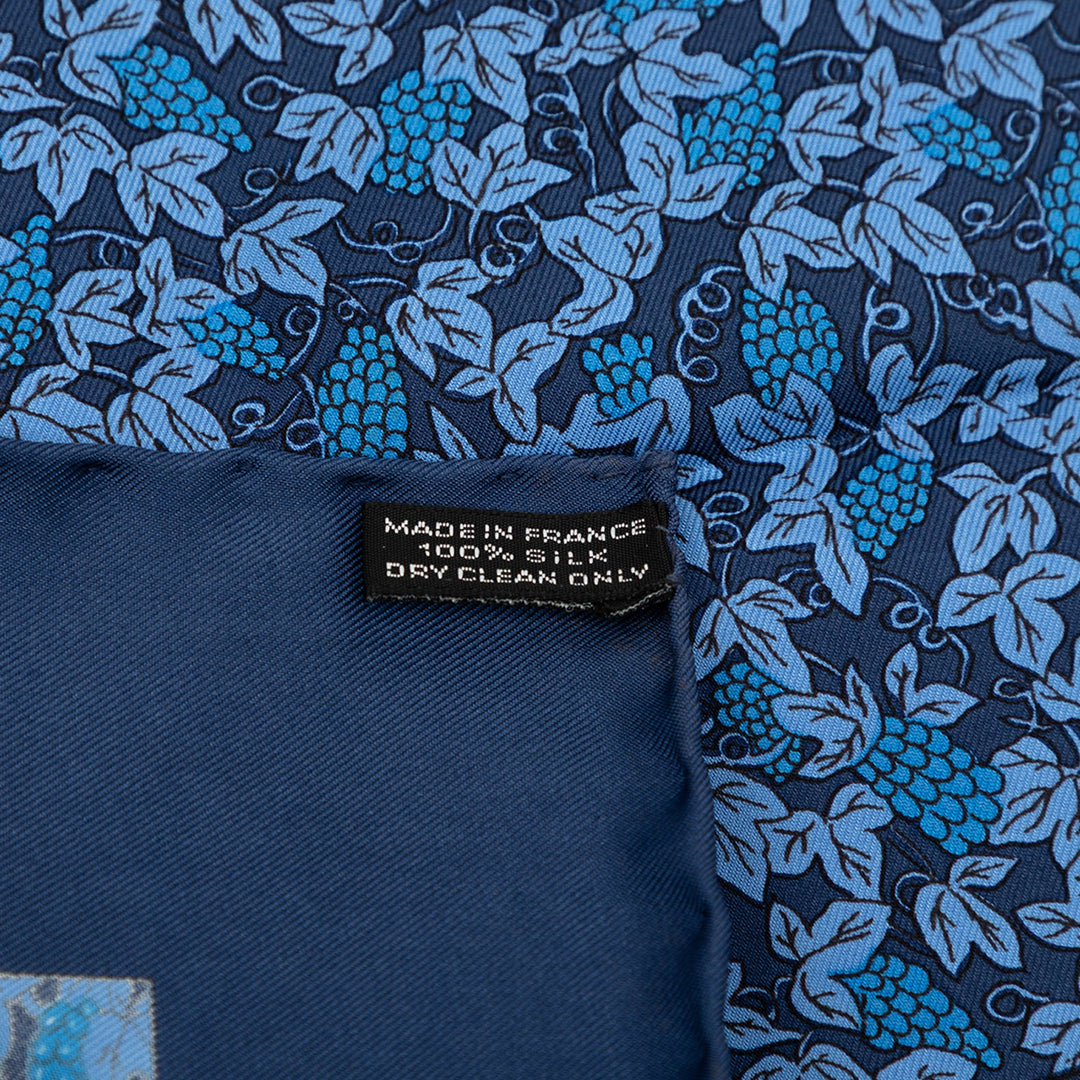Hermès Grape Vines Poche Carré Foulard Soie
