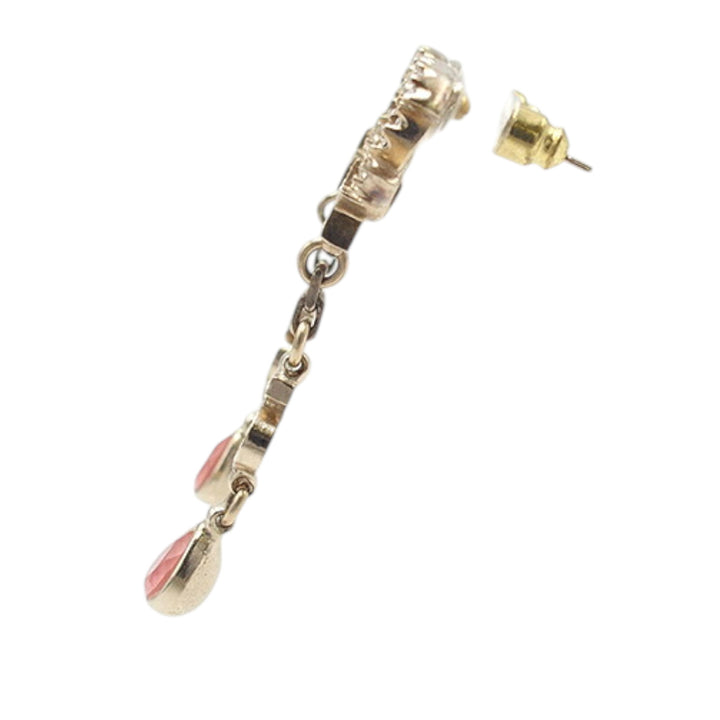 Chanel plaqué Rhinestone CC Star No.5 Bijoux Swing fermoir poussette Boucles d’oreilles – GABY PARIS Authentique