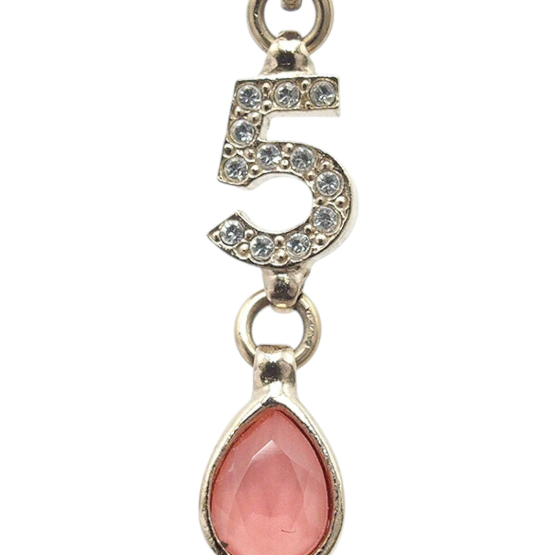 Chanel plaqué Rhinestone CC Star No.5 Bijoux Swing fermoir poussette Boucles d’oreilles – GABY PARIS Authentique