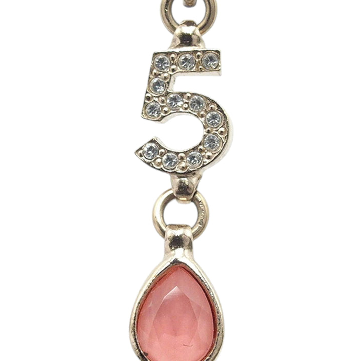 Chanel plaqué Rhinestone CC Star No.5 Bijoux Swing fermoir poussette Boucles d’oreilles – GABY PARIS Authentique