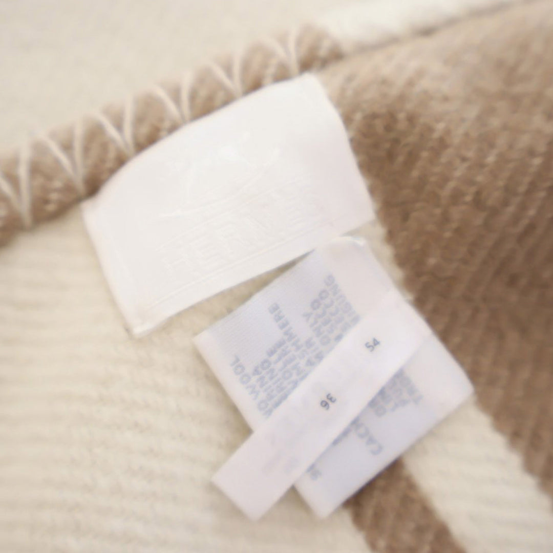 Wool and Cashmere Avalon Baby Blanket Brown - Gaby Paris