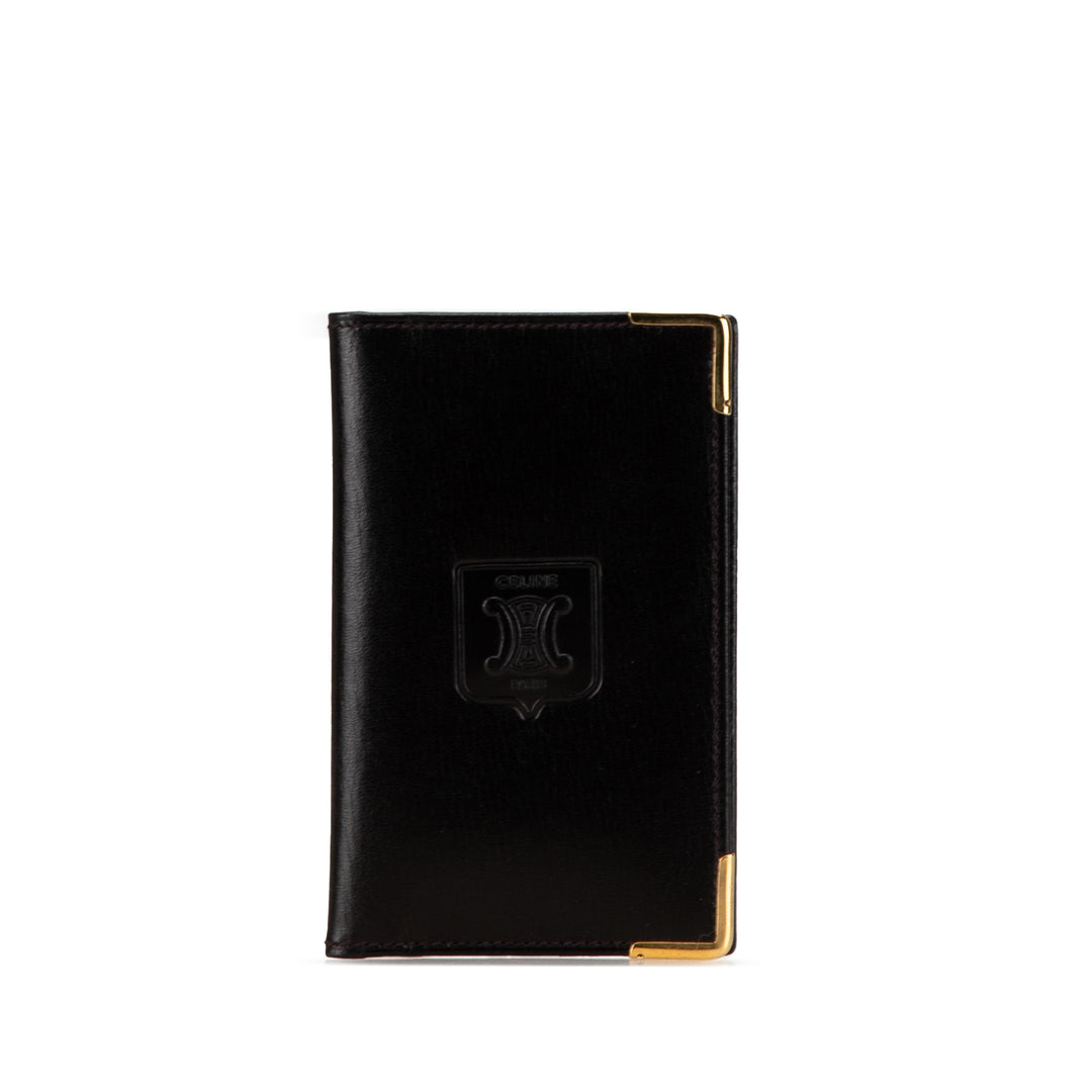 Macadam Leather Card Holder Black - Gaby Paris