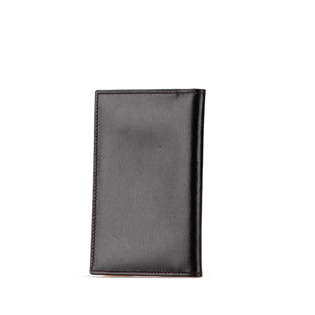 Macadam Leather Card Holder Black - Gaby Paris