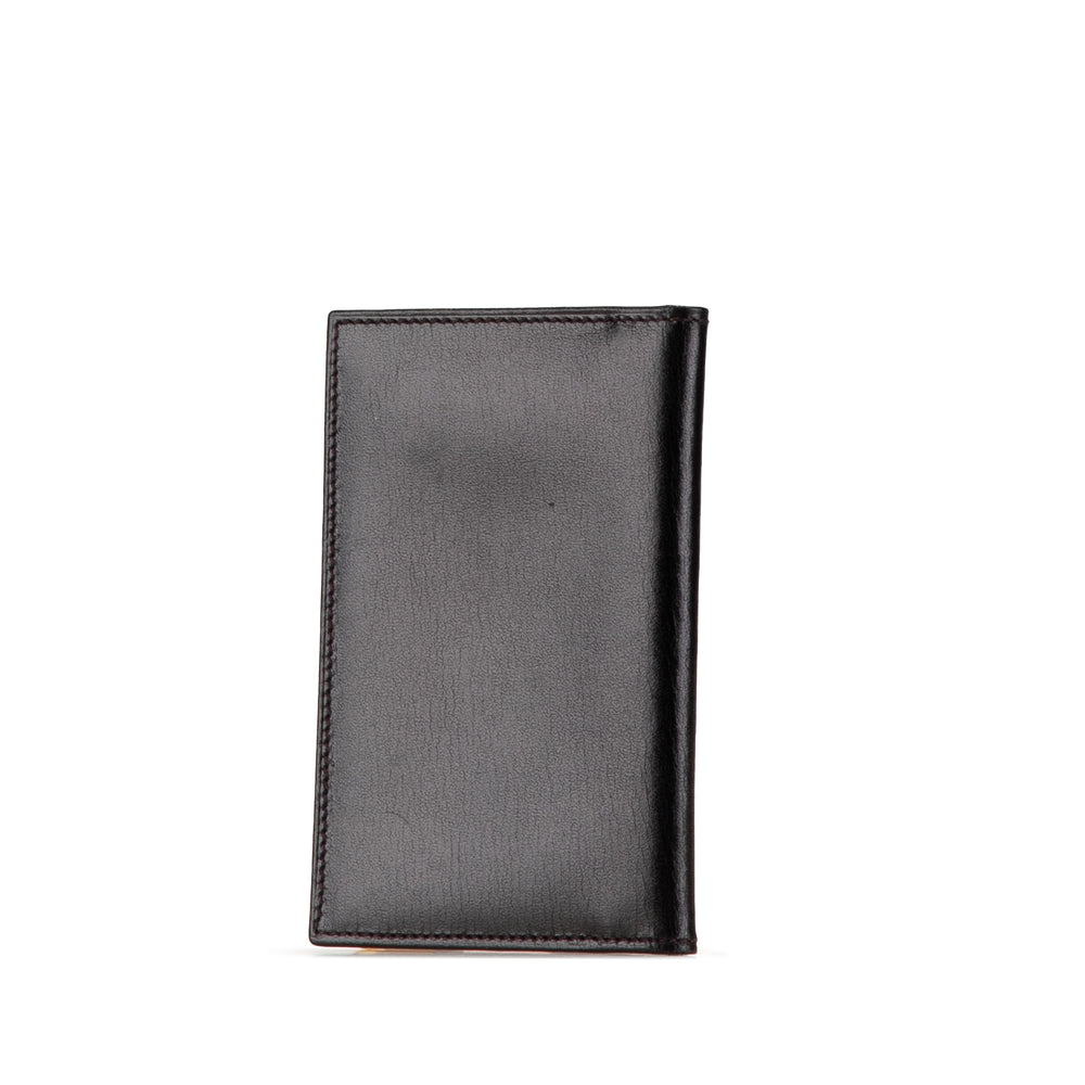 Celine Macadam Leather Card Holder Black - GABY PARIS