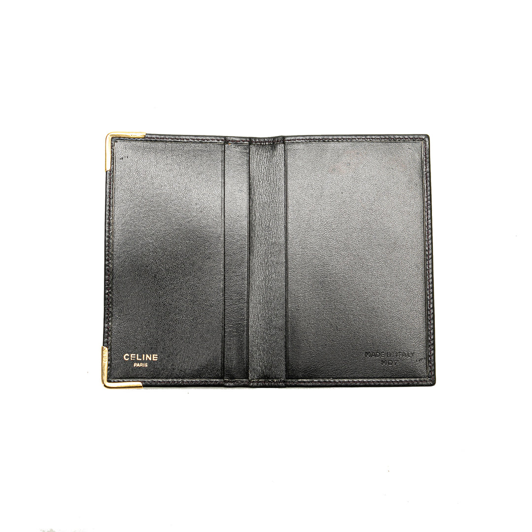 Macadam Leather Card Holder Black - Gaby Paris