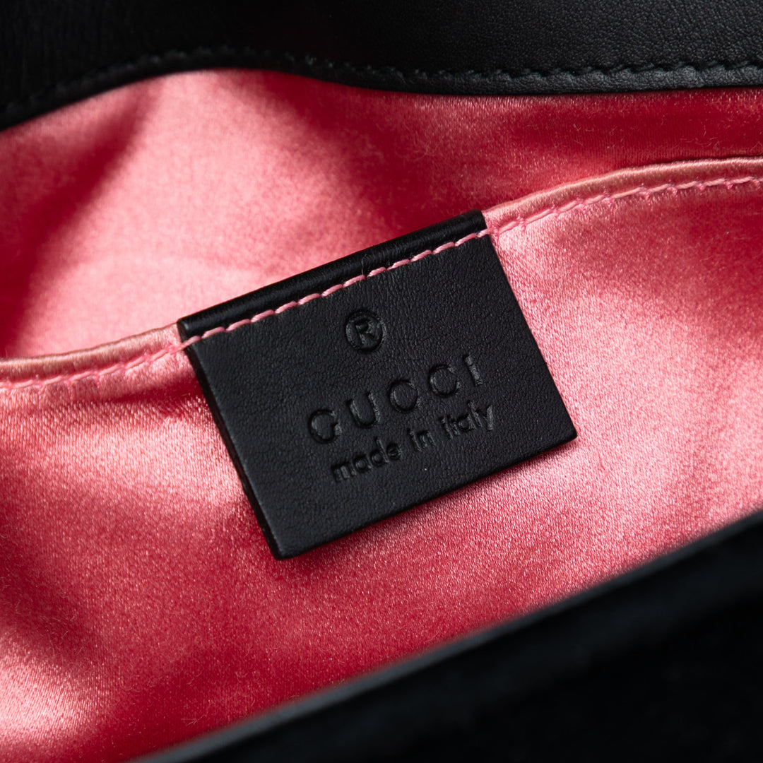 Gucci Small GG Marmont Matelasse Velours Sac bandoulière