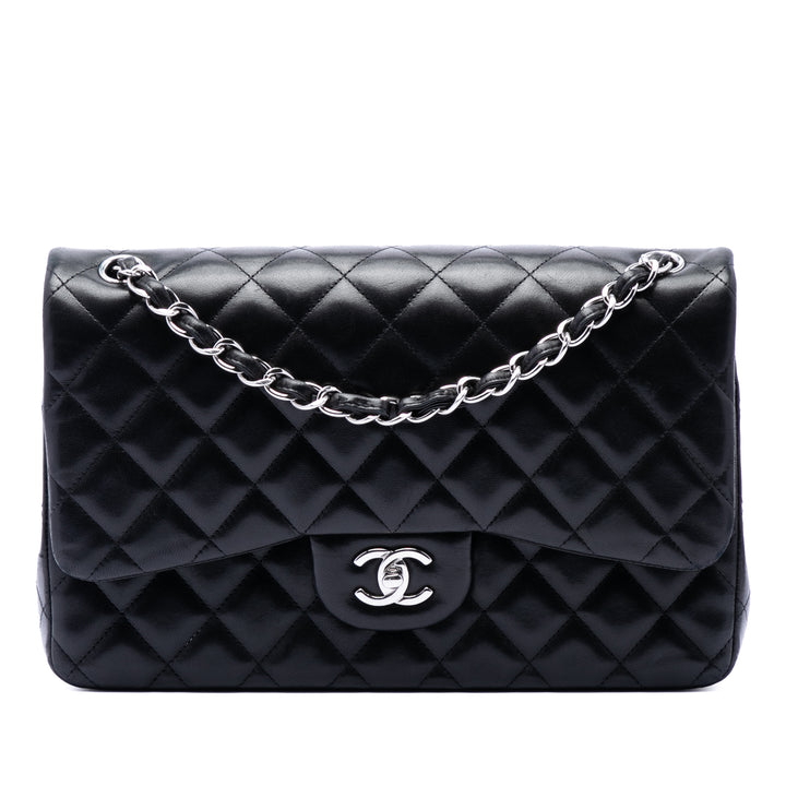 Chanel Jumbo Classic Cuir d’agneau Double rabat