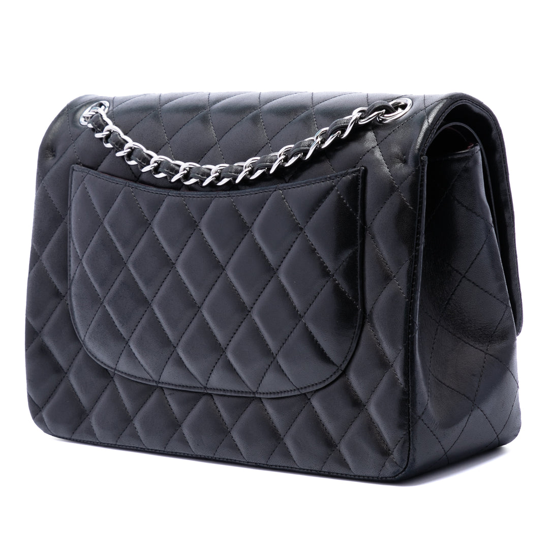 Chanel Jumbo Classic Cuir d’agneau Double rabat