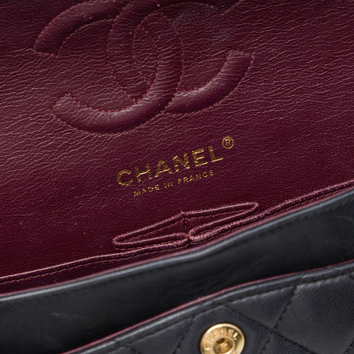 Chanel Classic Double rabat Petit Cuir d'agneau Noir – vue 5 – GABY PARIS