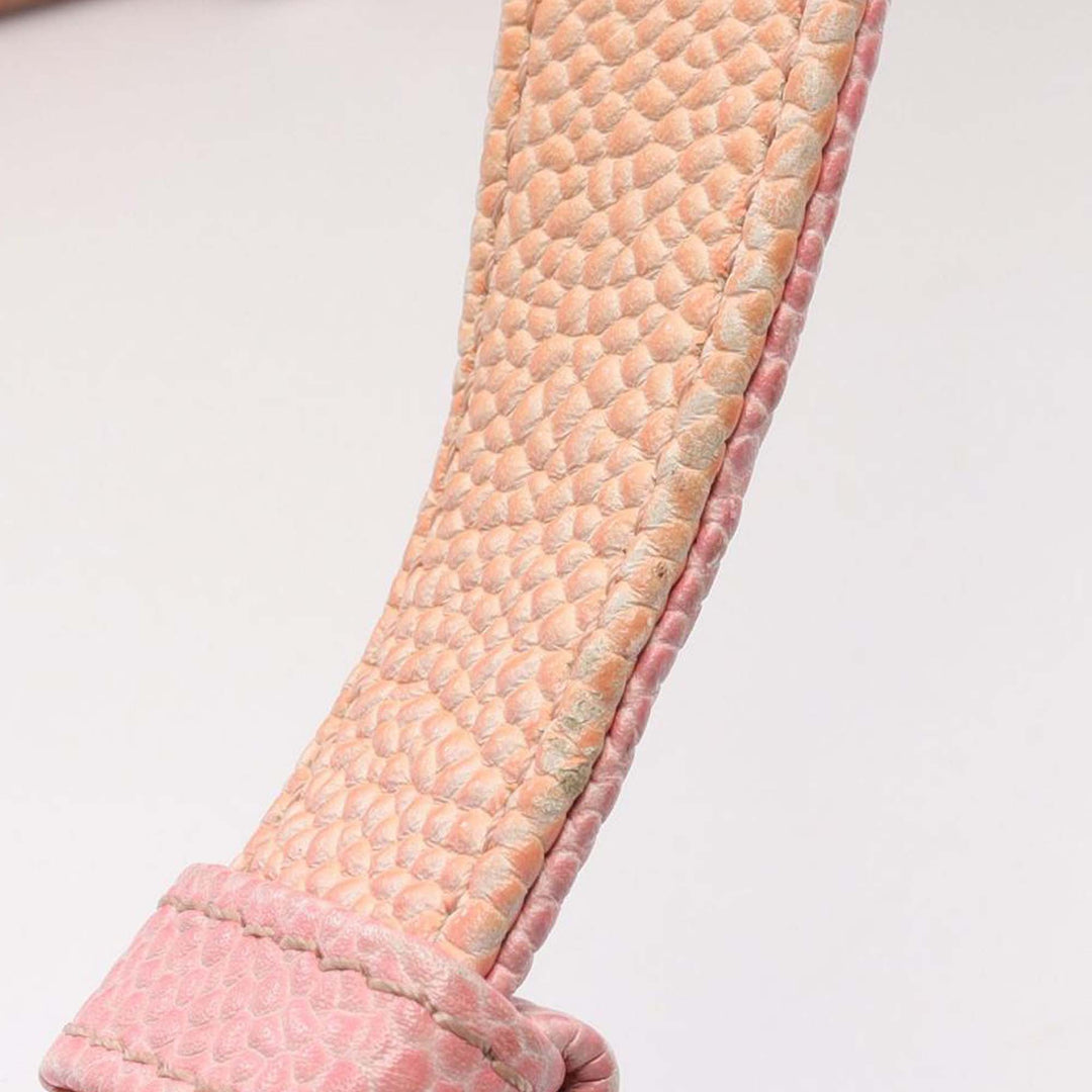 Old Medium Quilted Caviar Rainbow Boy Flap Pink - Gaby Paris
