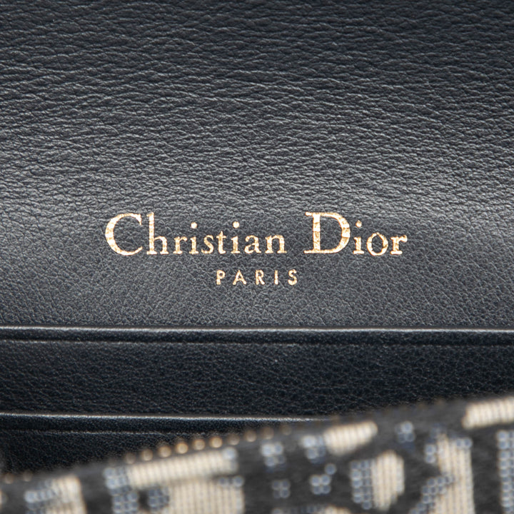 Dior Saddle Sac ceinture Oblique Bleu
