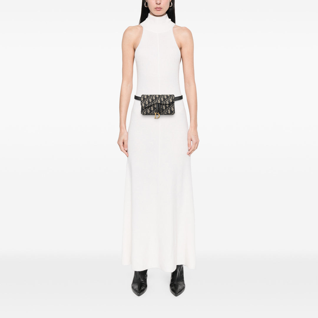 Dior Saddle Sac ceinture Oblique Bleu