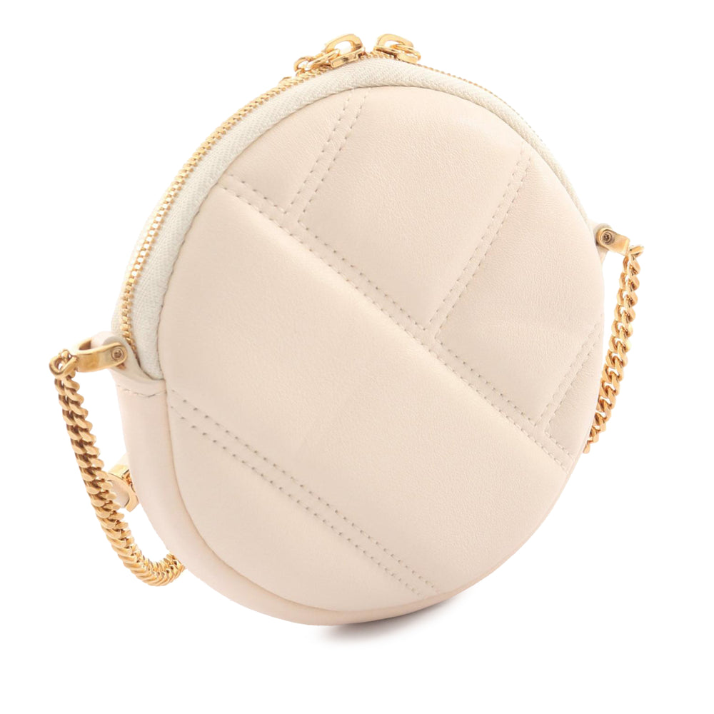 Bvlgari Sac bandoulière Serpenti Cabochon Rond Blanc – vue 2 – GABY PARIS