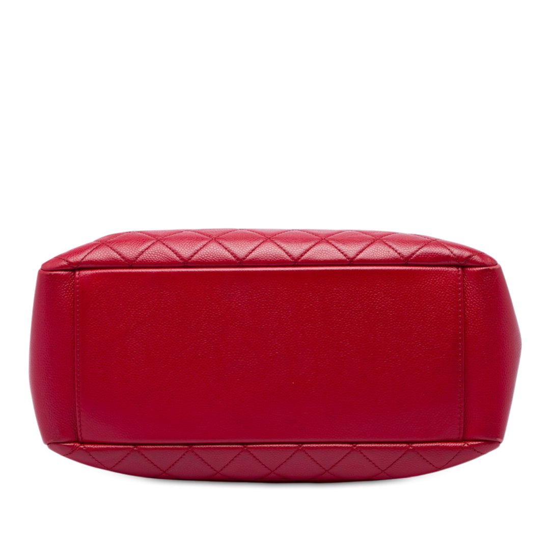 Chanel Cabas Cuir caviar Rouge
