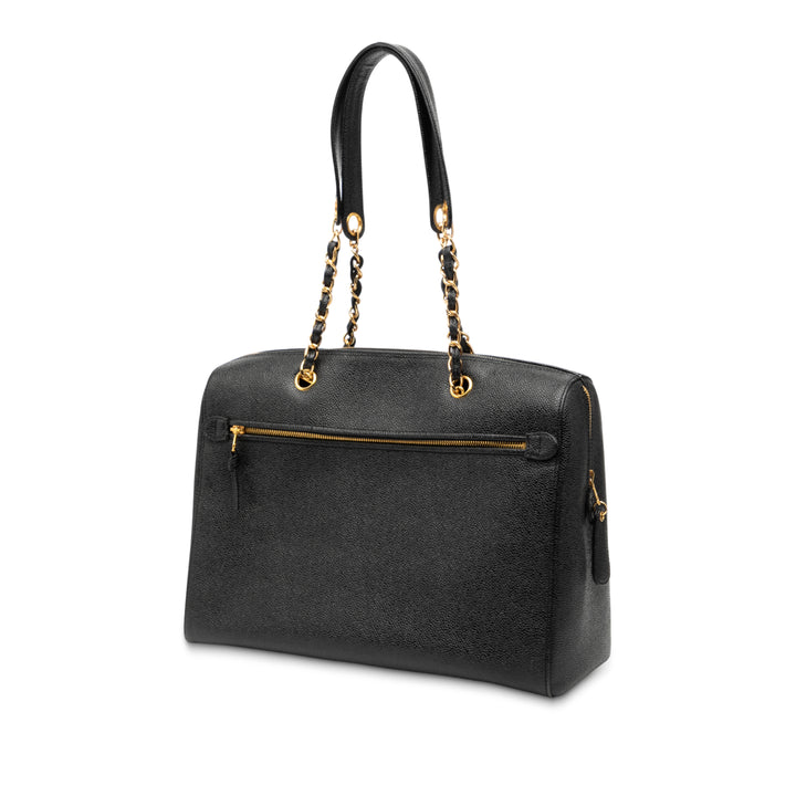 Chanel CC Caviar Front Pocket Cabas chaîne – GABY PARIS Authentique