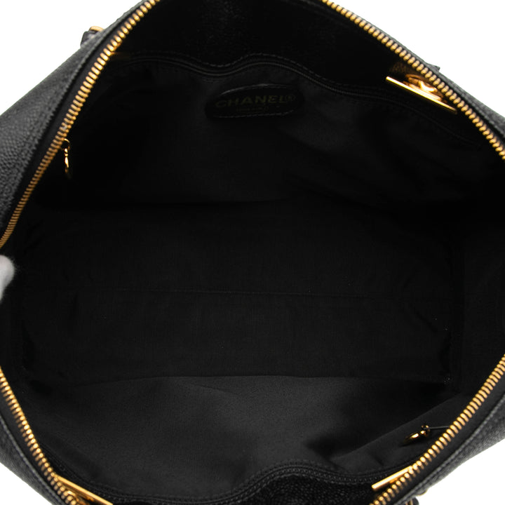 Chanel CC Caviar Front Pocket Cabas chaîne – GABY PARIS Authentique