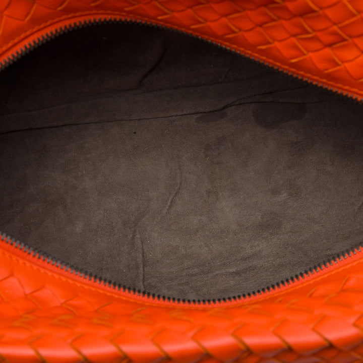 Bottega Veneta Cabas Intrecciato Brick nappa Orange – vue 4 – GABY PARIS