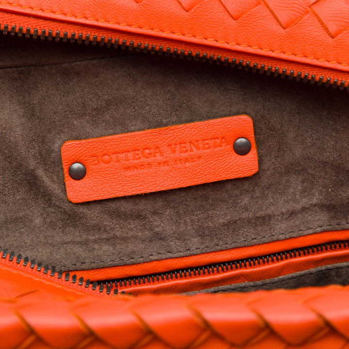 Bottega Veneta Cabas Intrecciato Brick nappa Orange – vue 5 – GABY PARIS