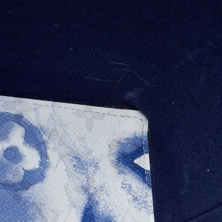 Monogram Watercolor Weekend Tote PM Blue - Gaby Paris