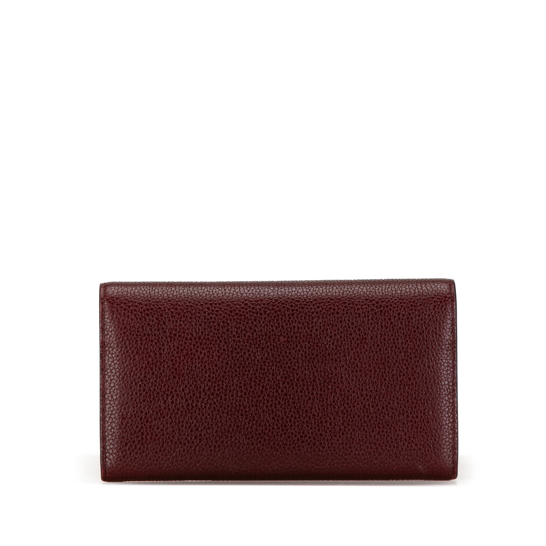 Zumi Leather Long Wallet Red - Gaby Paris