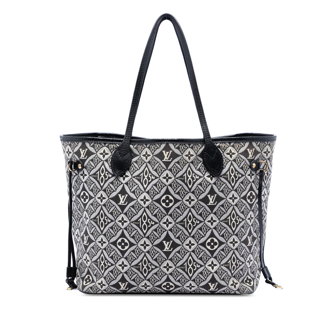 Jacquard Since 1854 Neverfull MM Monogram Noir