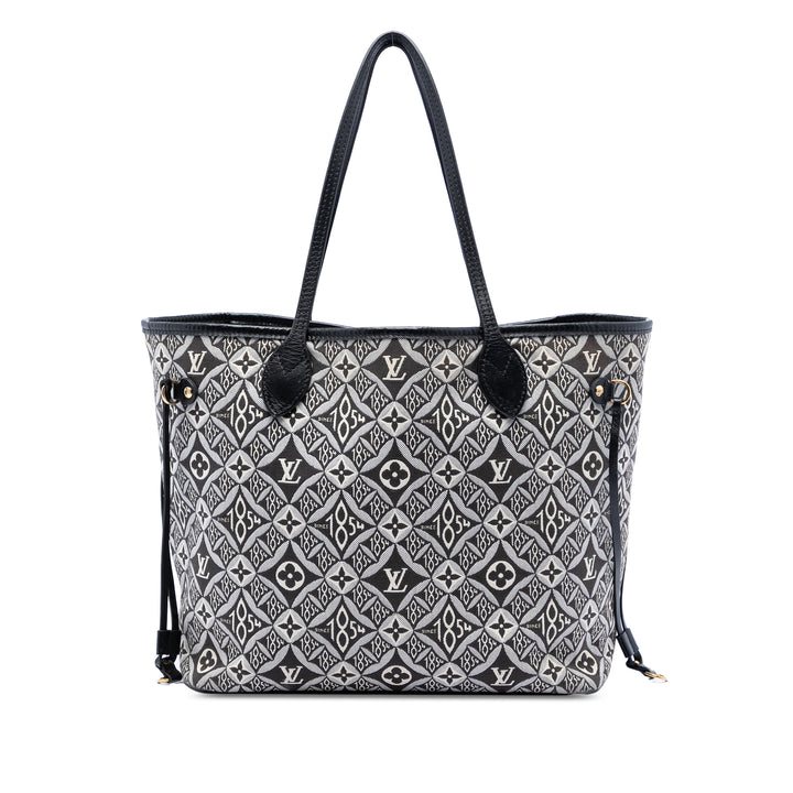 Jacquard Since 1854 Neverfull MM Monogram Noir