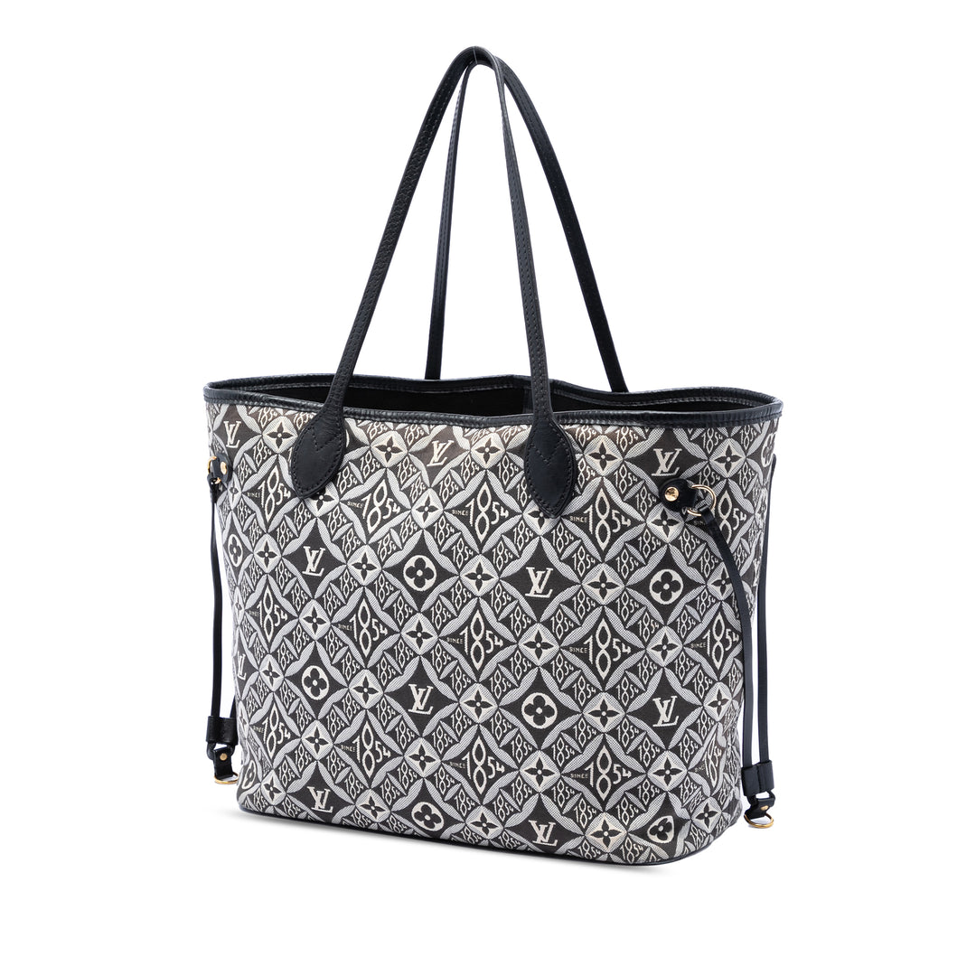 Jacquard Since 1854 Neverfull MM Monogram Noir