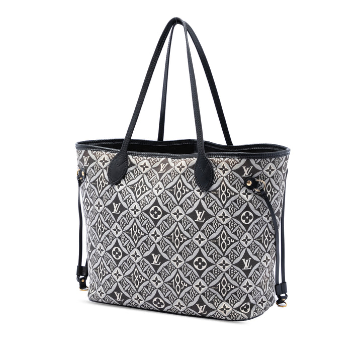 Jacquard Since 1854 Neverfull MM Monogram Noir