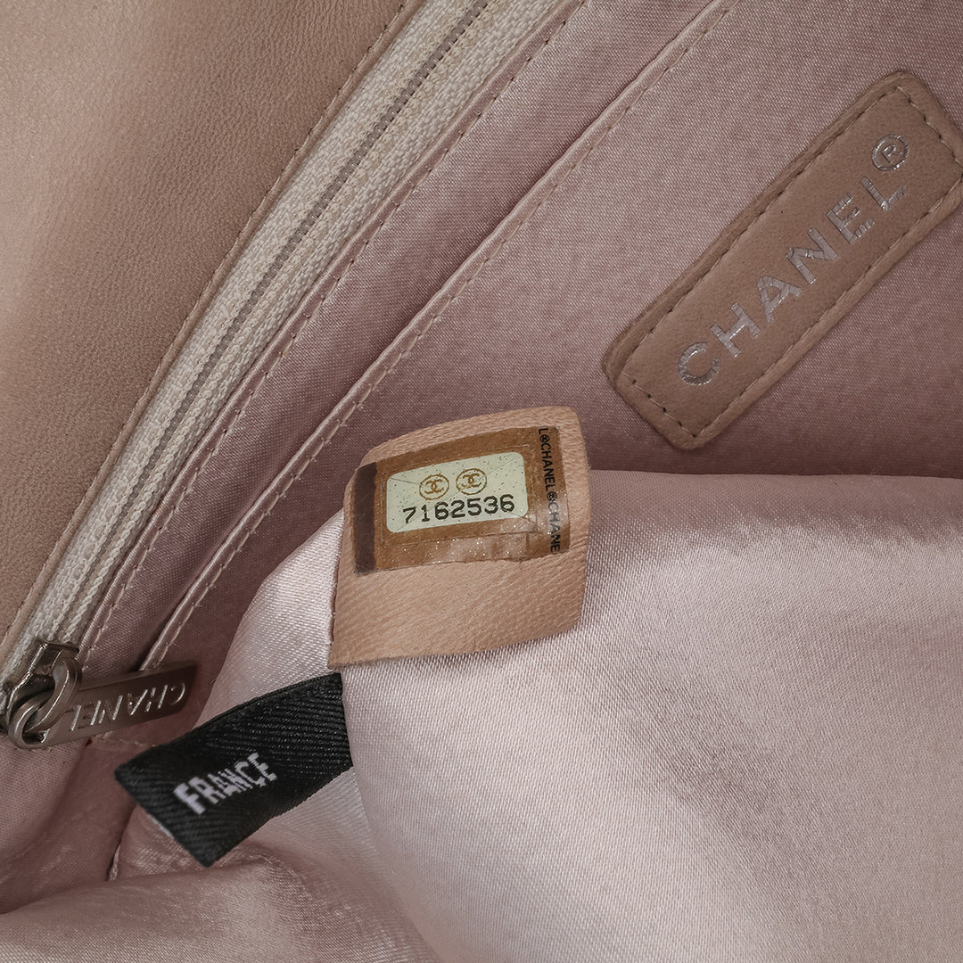 Medium New Travel Line Nylon Single Flap Brown - Gaby Paris
