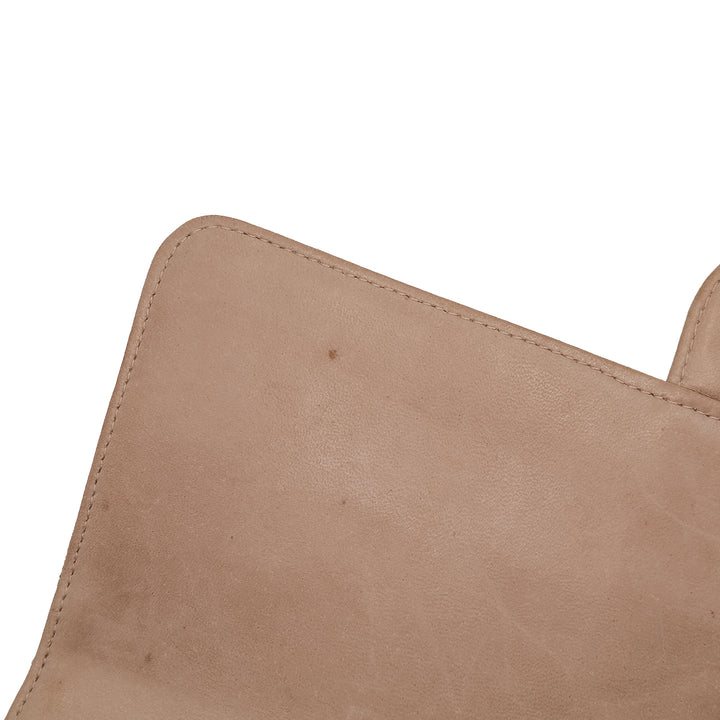 Medium New Travel Line Nylon Single Flap Brown - Gaby Paris