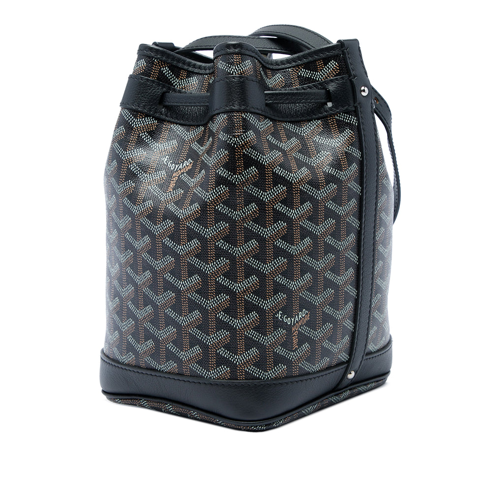 Goyard Sac seau Flot Goyardine Noir – vue 2 – GABY PARIS