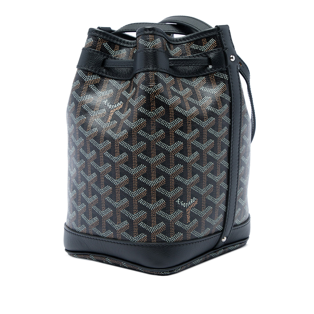 Goyard Sac seau Flot Goyardine Noir – vue 2 – GABY PARIS