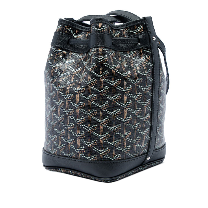 Goyard Sac seau Flot Goyardine Noir – vue 2 – GABY PARIS