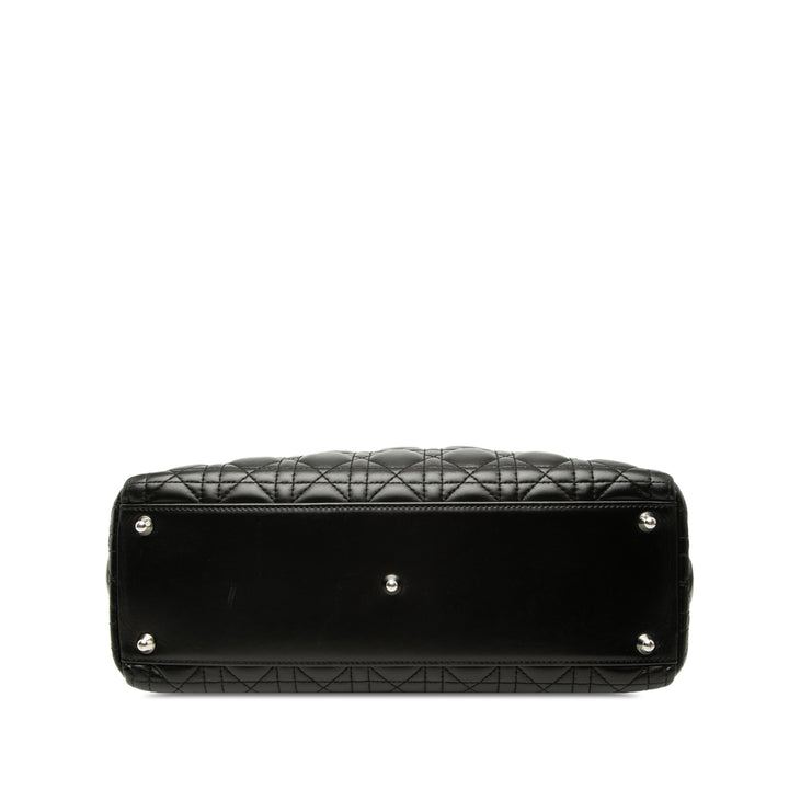 Dior Large Cuir d’agneau Cannage Lady Dior
