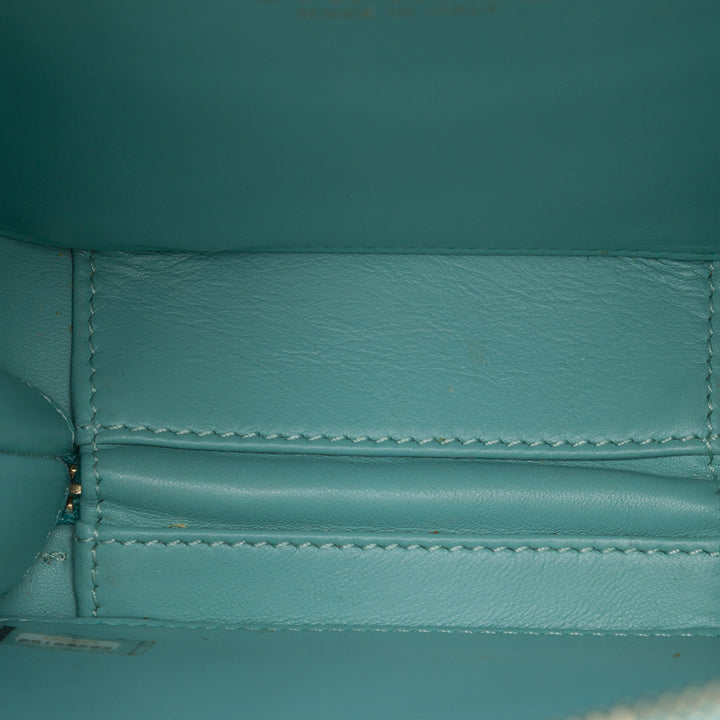 CC Filigree Vertical Vanity Cuir caviar Bleu
