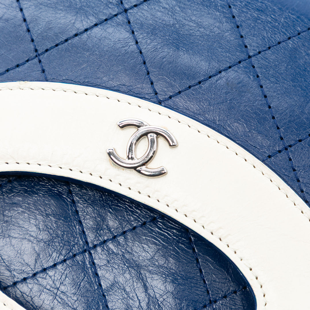 Chanel Small Bicolor vieilli Cuir de veau 31 Pochette