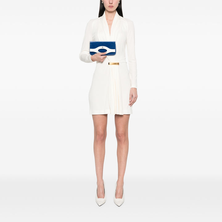 Chanel Small Bicolor vieilli Cuir de veau 31 Pochette