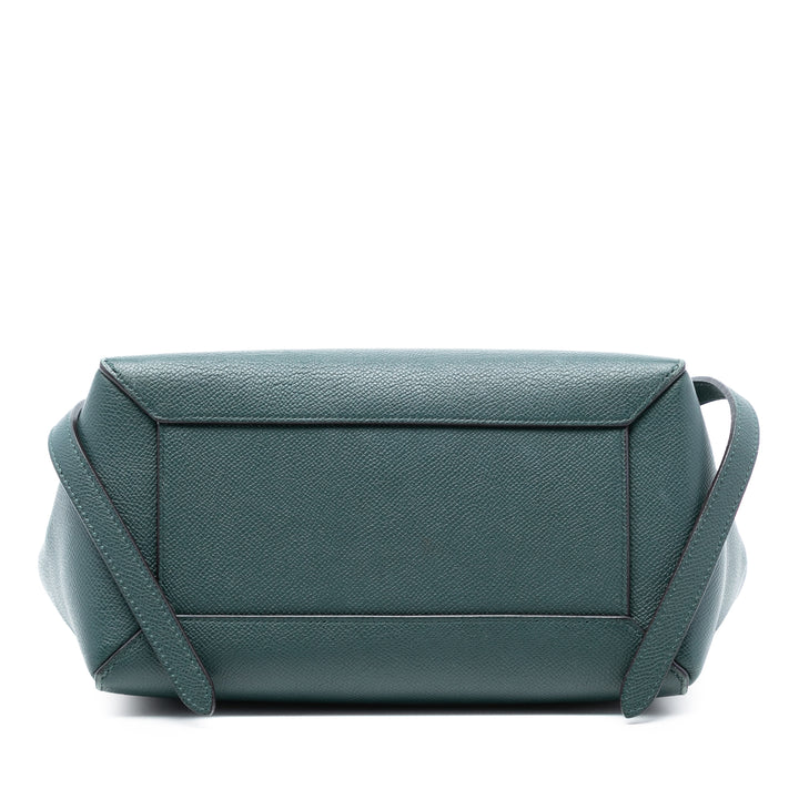 Celine grainé Sac ceinture Micro Cuir de veau grainé Vert – vue 3 – GABY PARIS