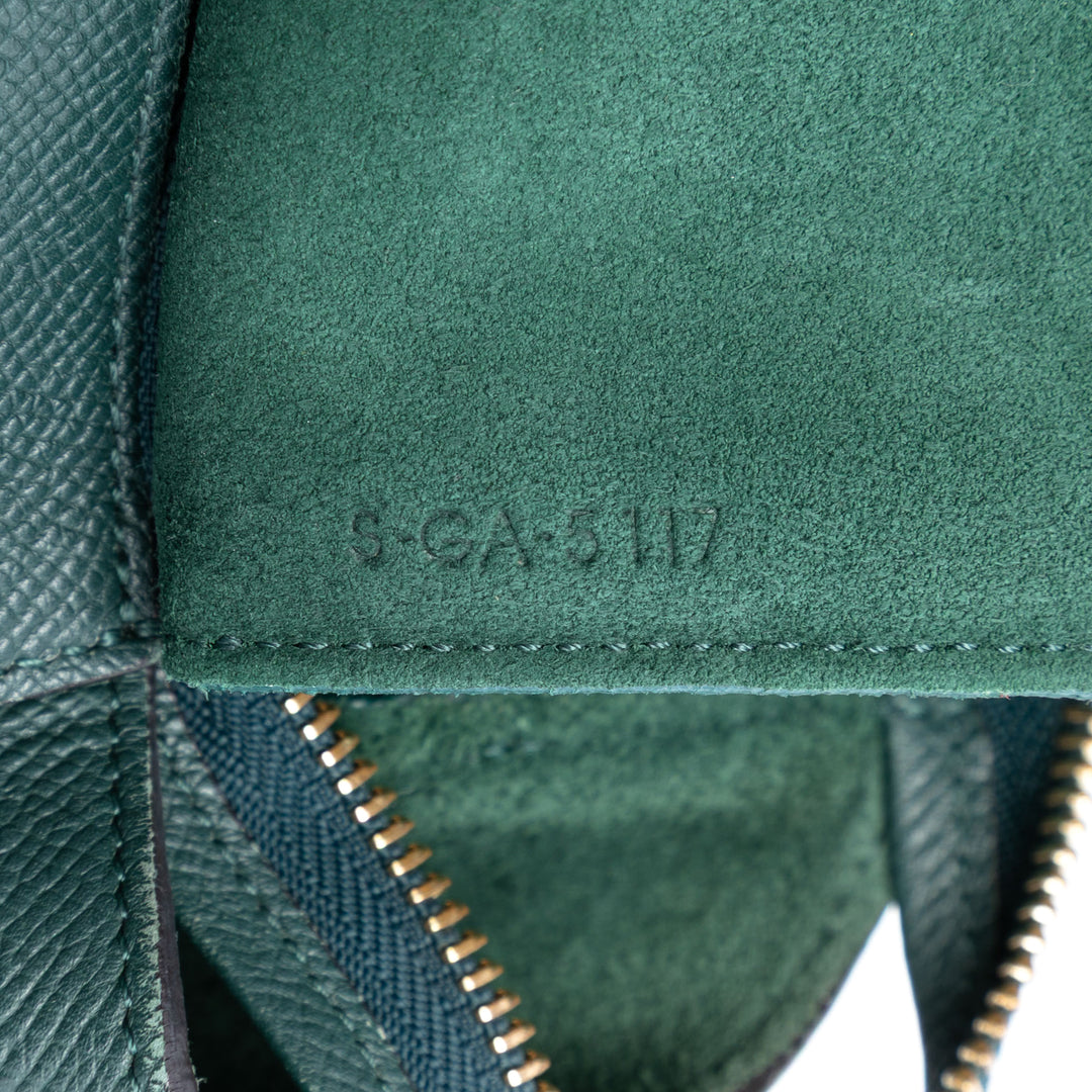 Celine grainé Sac ceinture Micro Cuir de veau grainé Vert – vue 6 – GABY PARIS