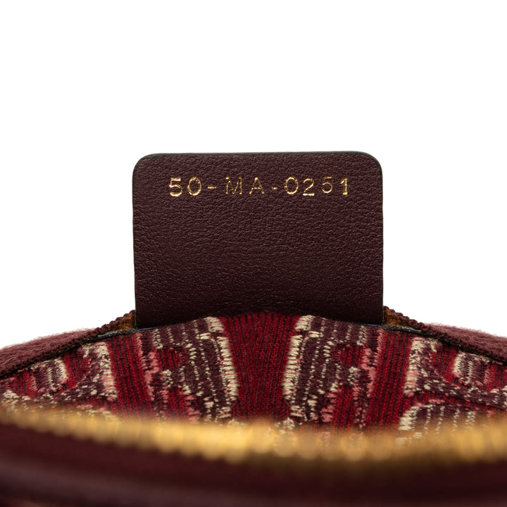 Dior Oblique brodé Velours Cosmetic Pochette