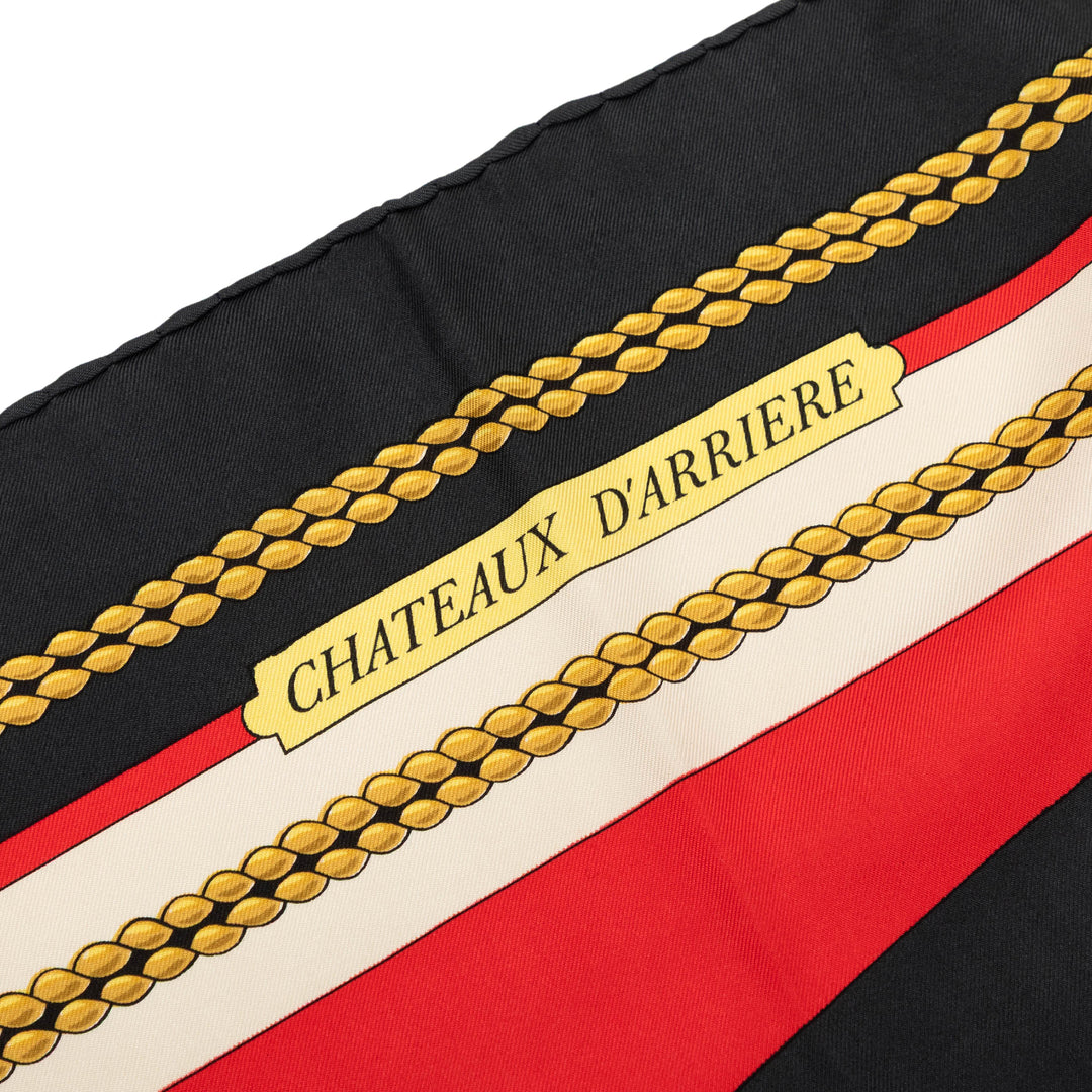Chateaux D Arriere Foulard 90 Noir