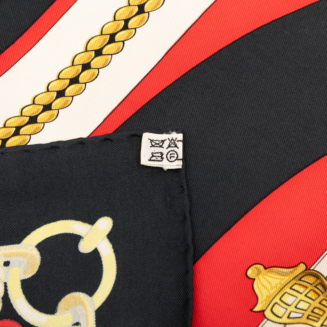 Chateaux D Arriere Foulard 90 Noir