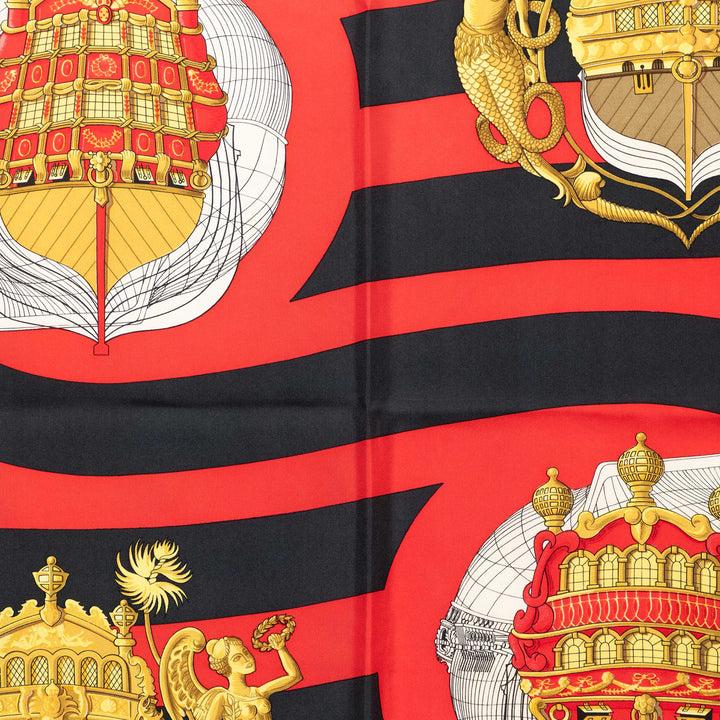 Chateaux D Arriere Foulard 90 Noir