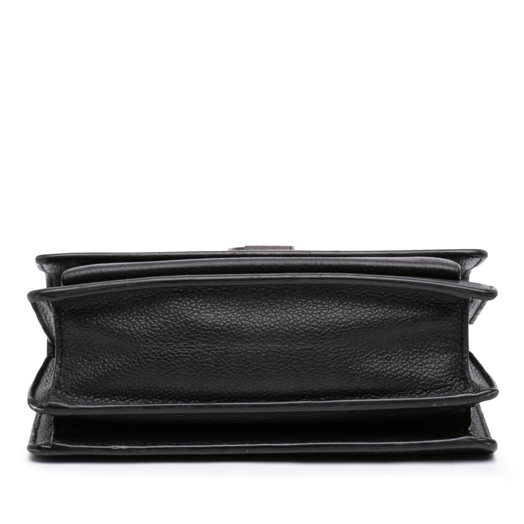 Saint Laurent grainé Sunset Sac Petit Cuir de veau grainé