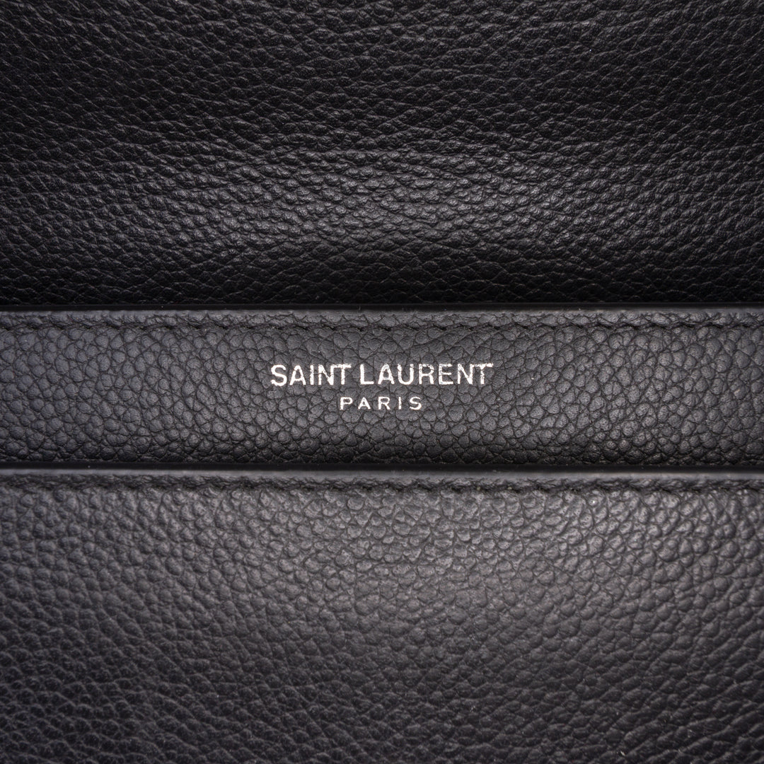 Saint Laurent grainé Sunset Sac Petit Cuir de veau grainé