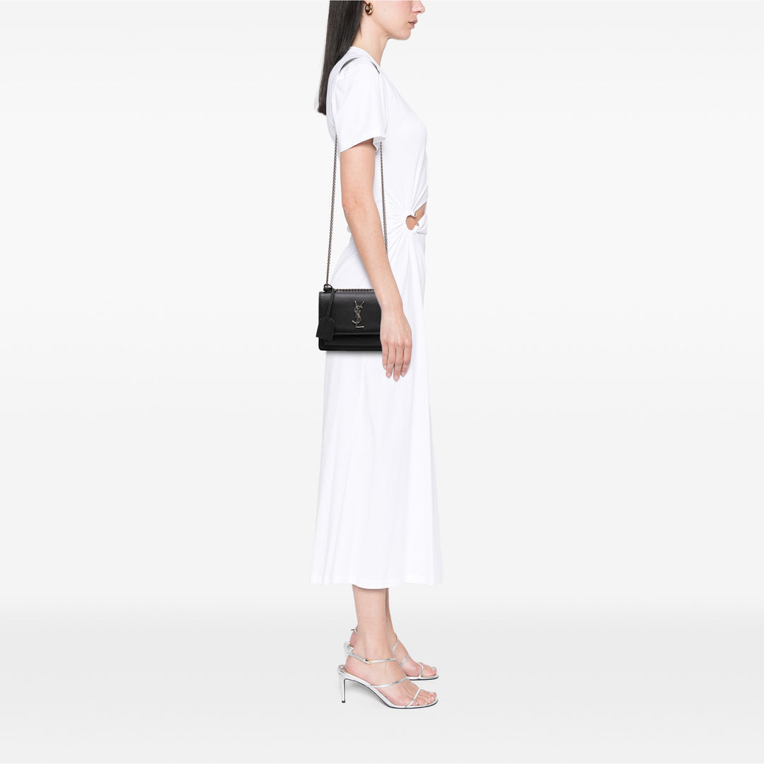 Saint Laurent grainé Sunset Sac Petit Cuir de veau grainé