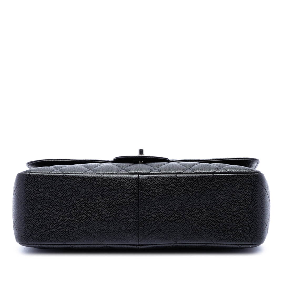 Chanel Classic Rabat simple Jumbo Cuir caviar