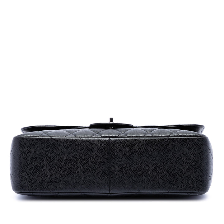 Chanel Classic Rabat simple Jumbo Cuir caviar