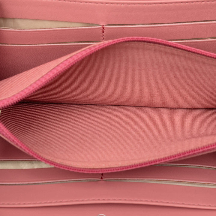 Chanel Matelassé Cuir d’agneau Portefeuille long zippé