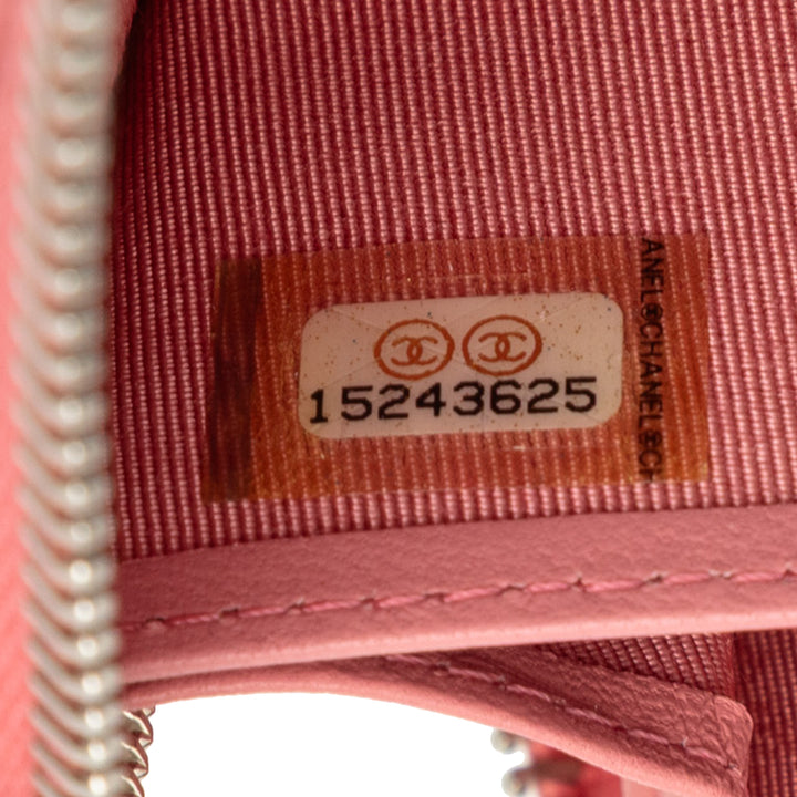 Chanel Matelassé Cuir d’agneau Portefeuille long zippé